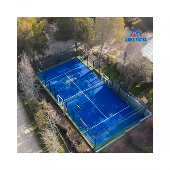 Steel Structure Panoramic Padel Tennis Court for Padel Club Professional Manufacturer