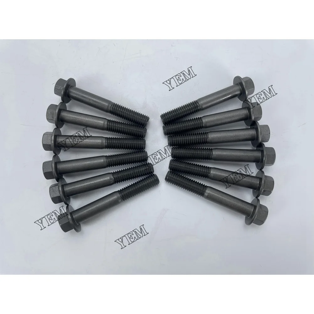6D102 Exhaust Manifold Screw 6732-11-5860 for Komatsu Engine. 4