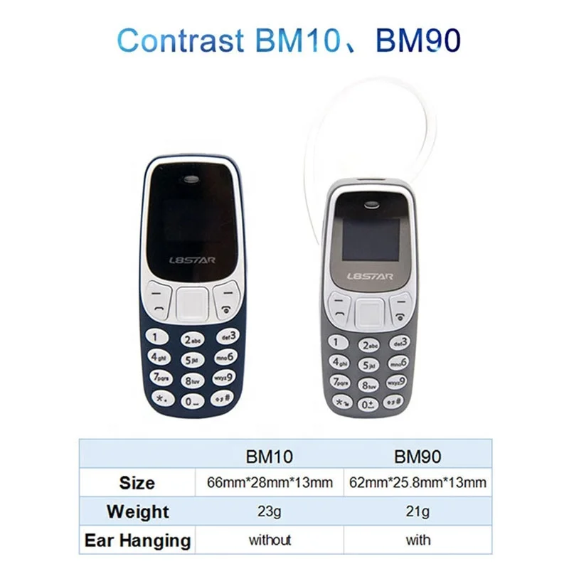 MOVIL GSM MINI L8STAR BM90 - NUEVO - TELEFONO ENANO