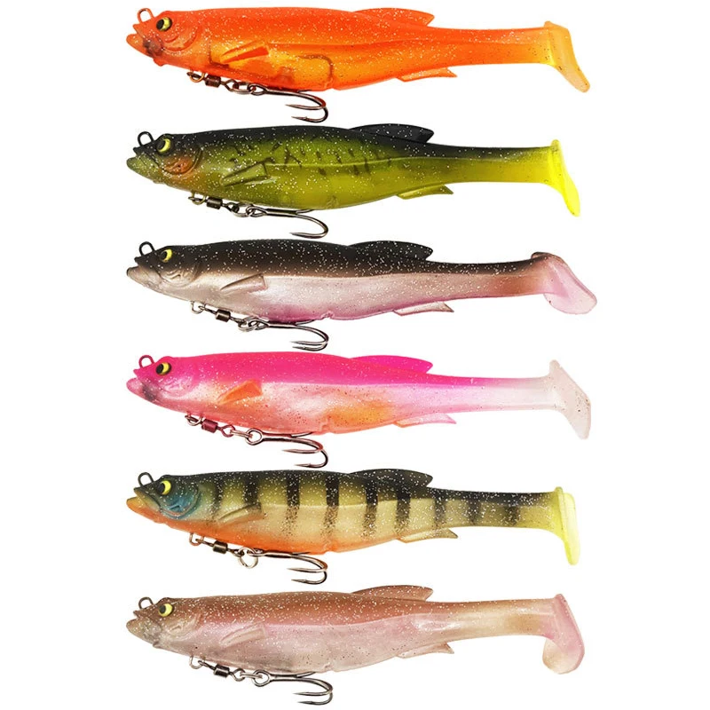 Weihe 12.5cm 21g 6colors Artificial Lifelike Fish Shape Soft Fishing ...