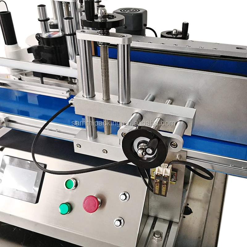 Semi-Automatic Round Bottle Labeling Machine with PLC Touch Screen and 1 Year Warranty for High Accuracy Space Saving Operation