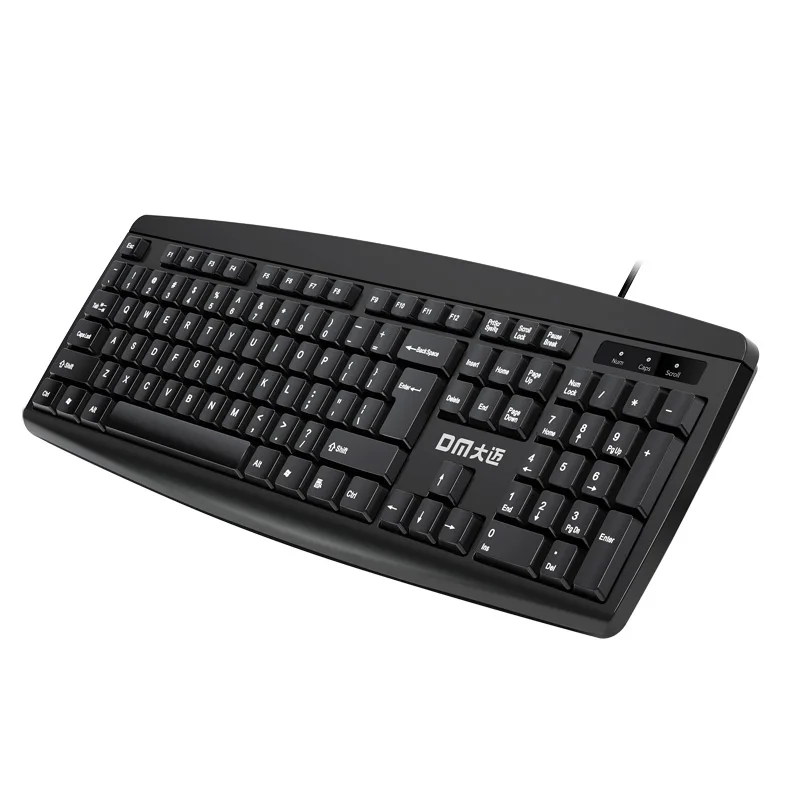 Universal 104 Keys USB Interface Wired Business Office Keyboard K10