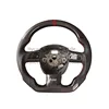 Black leather+carbon fiber+red tredreturn mark+red