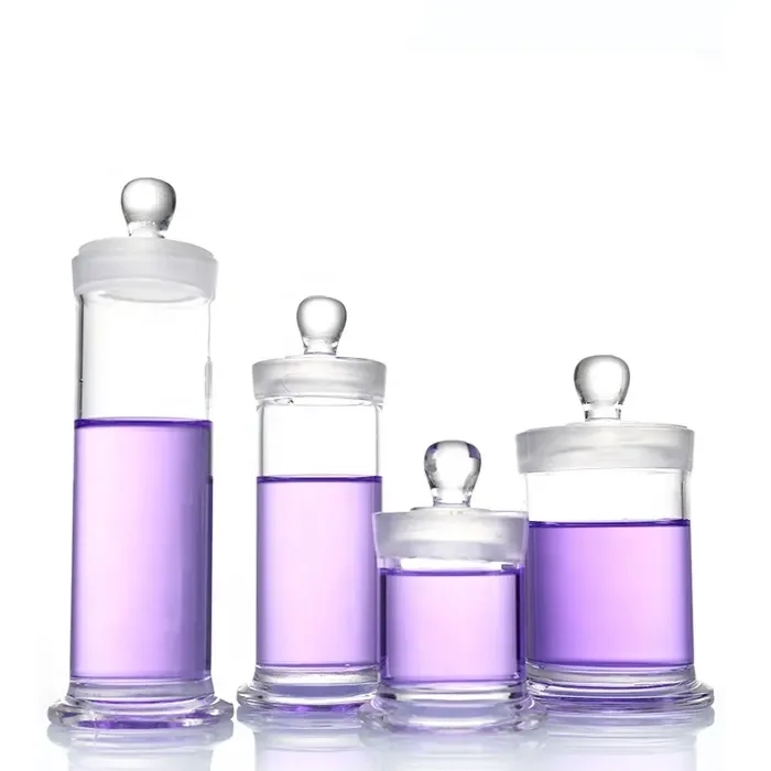 Round Glass Specimen Bottle Specimen Jar With Knob Jar Specimens Bottle Buy