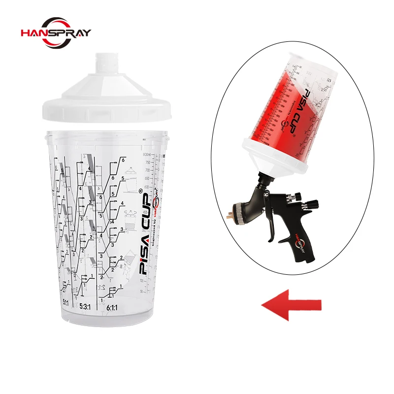 Оптовая цена новый дизайн распылитель Lvlp краскокрасочный пистолет чашка для окрашенного автомобиля
