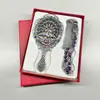 Vintage Metal Mirror Comb Set 1