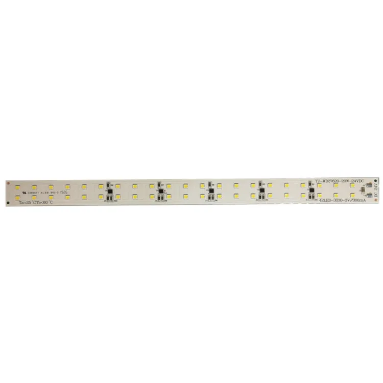 Low Voltage DC 24V Constant Current 20W CE RoHs certification 148lm/W  linear aluminium smd led module pcb pcba for LED light
