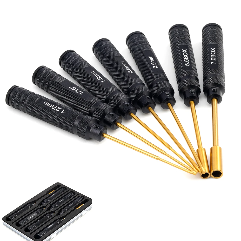 Wholesale Customization RC Tools Kit Traxxa s Arrma RC Model Car Helicopter Drone Hex Screw Driver Set