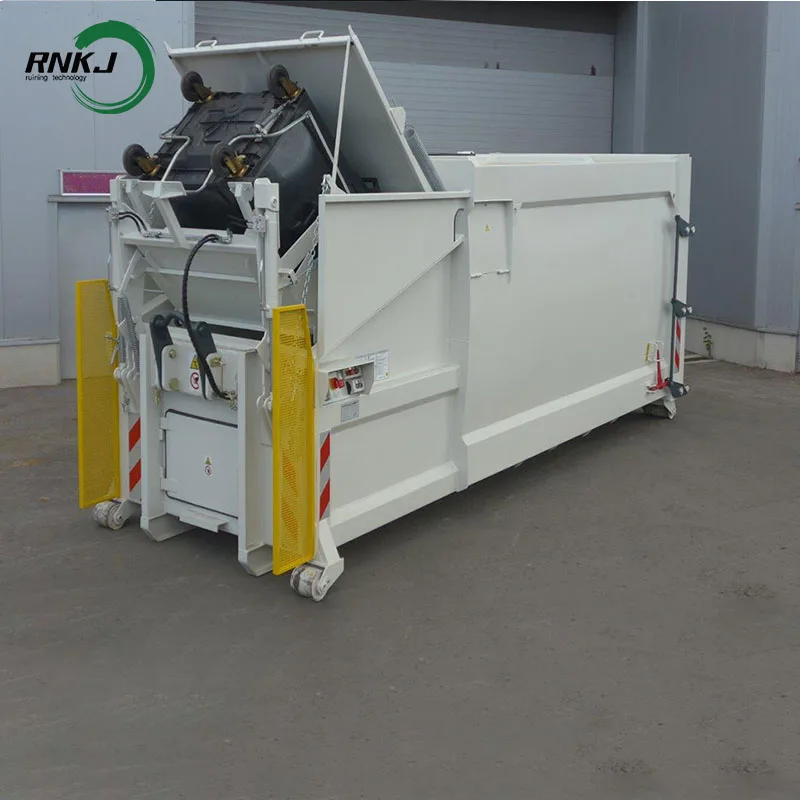 RNKJ Automatic Garbage  Recycling Bin Waste Refuse Compaction Treatment Machinery Static Waste Compactor