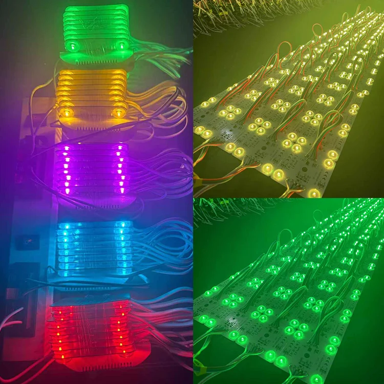 product wholesale full color programmable fluctuation smart dimming rgb ip20 dc24v 1935 ic 4leds led modules for advertising light box-12