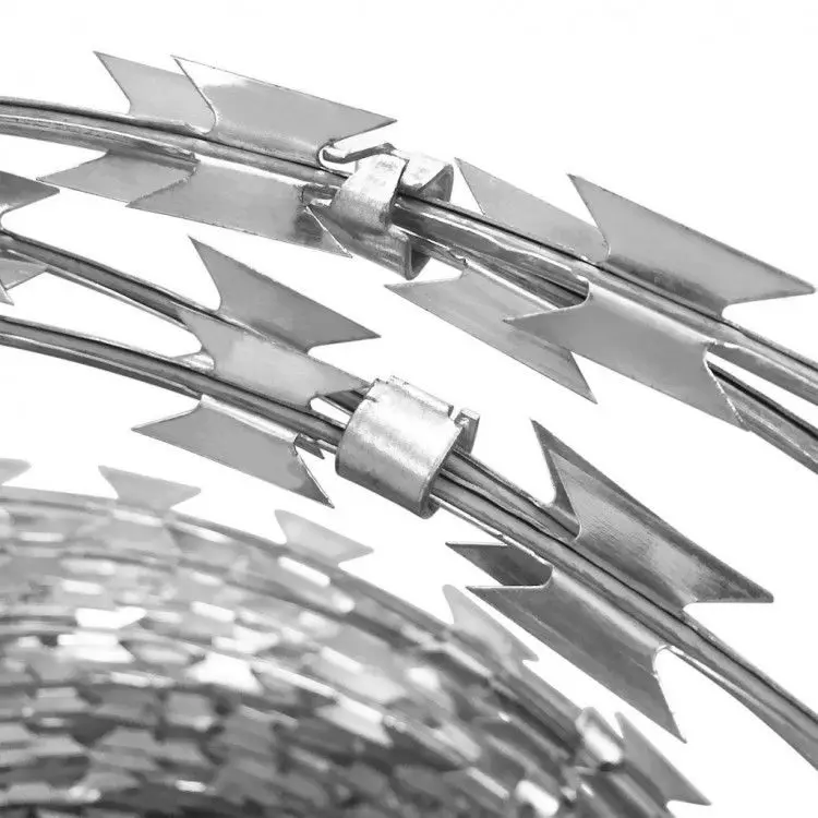 Razor Barbed Tape Wire China Concertina Razor Wire for Sale, Concertina Wire