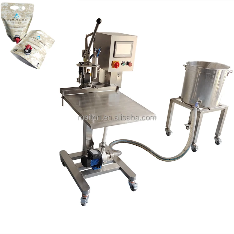 Cheap Price Semi-automatic 3L coke Machine Filling Syrup Bib Bag in Box Filling Machine
