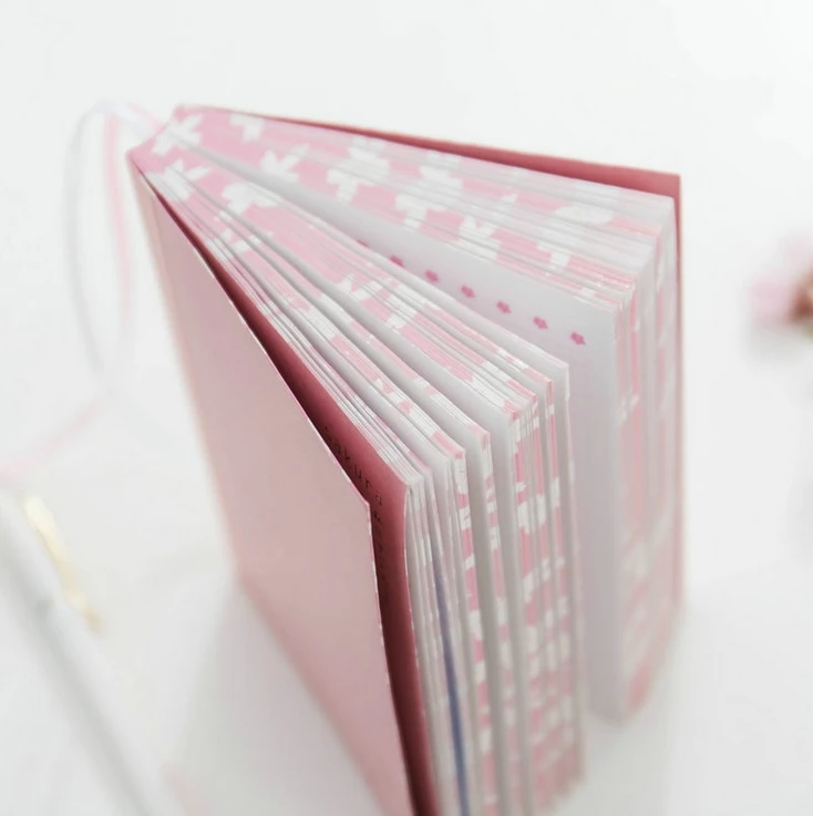 Sakura PU A5 Notebook Set Notepad Gift Box Diary Stationery Set