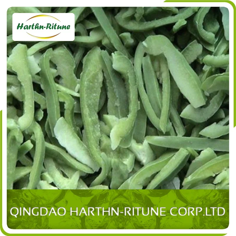 جودة عالية شرائح الفلفل الأحمر والأصفر والأخضر المجمدة IQF بالجملة فلفل مجمد IQF