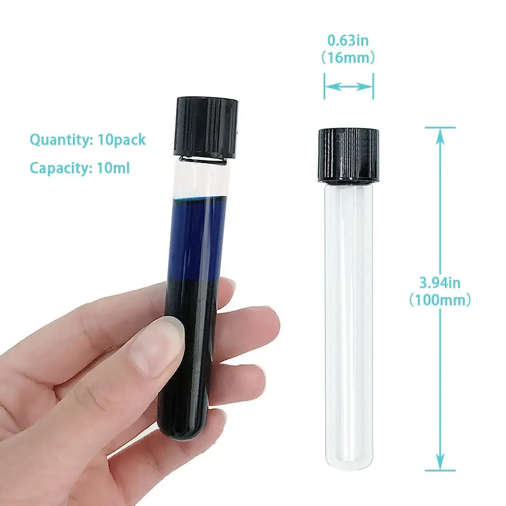 Borosilicate Class A 100ml Glass Test Tube Glass Test Tubes With Hand ...