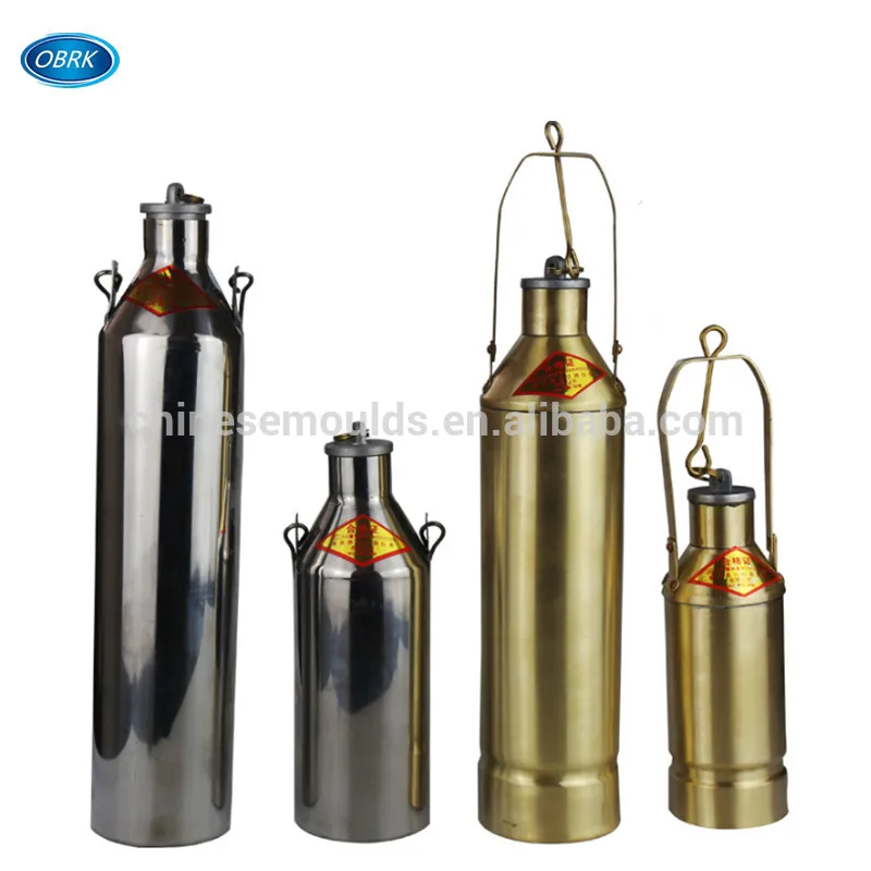 Universal All Level Sampling Copper Brass Steel Bottles Liquid Petrochemical Oil Sample Sampler Dead Bottom Tank Oil Sampler