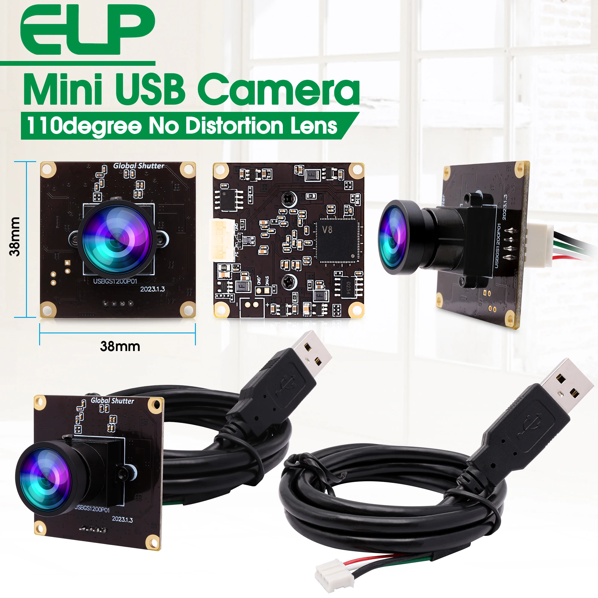 【新品・未使用】90FPS グローバルシャッター USB カメラ ELPCAM Amazon.co.jp: 90FPS グローバルシャッター USB カメラ ELPCAM