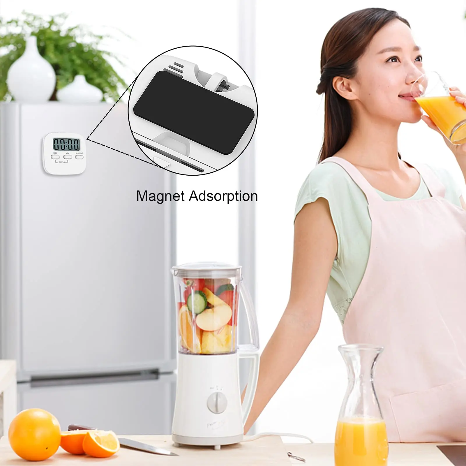 Digital Kitchen Timers Cooking Timer Strong Magnet Back for Cooking Baking Sports Games Office Digital Timers