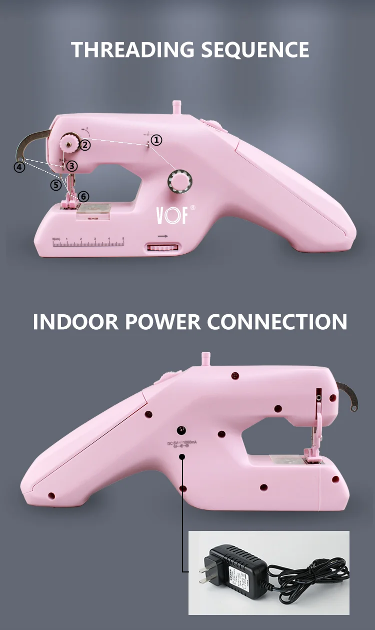 Vof 2022 Zdml6 Handy Stitch Sewing Machine Manual Flat Lock Sewing