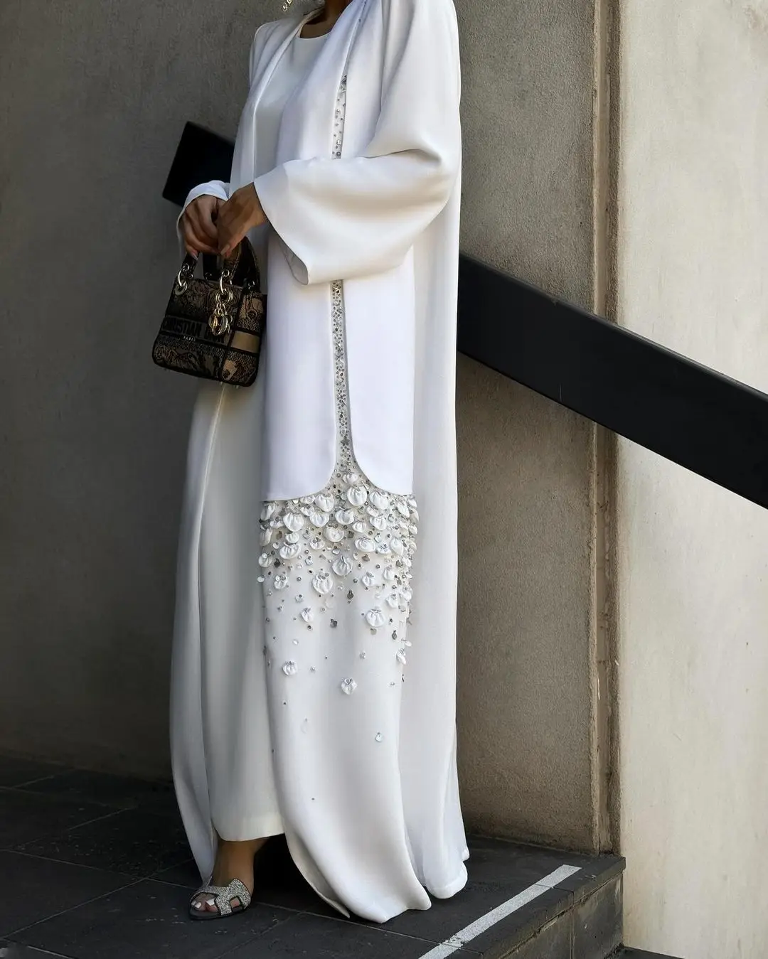 white christmas dresses Modern Eid Wear for Women in Pink Satin main image 1