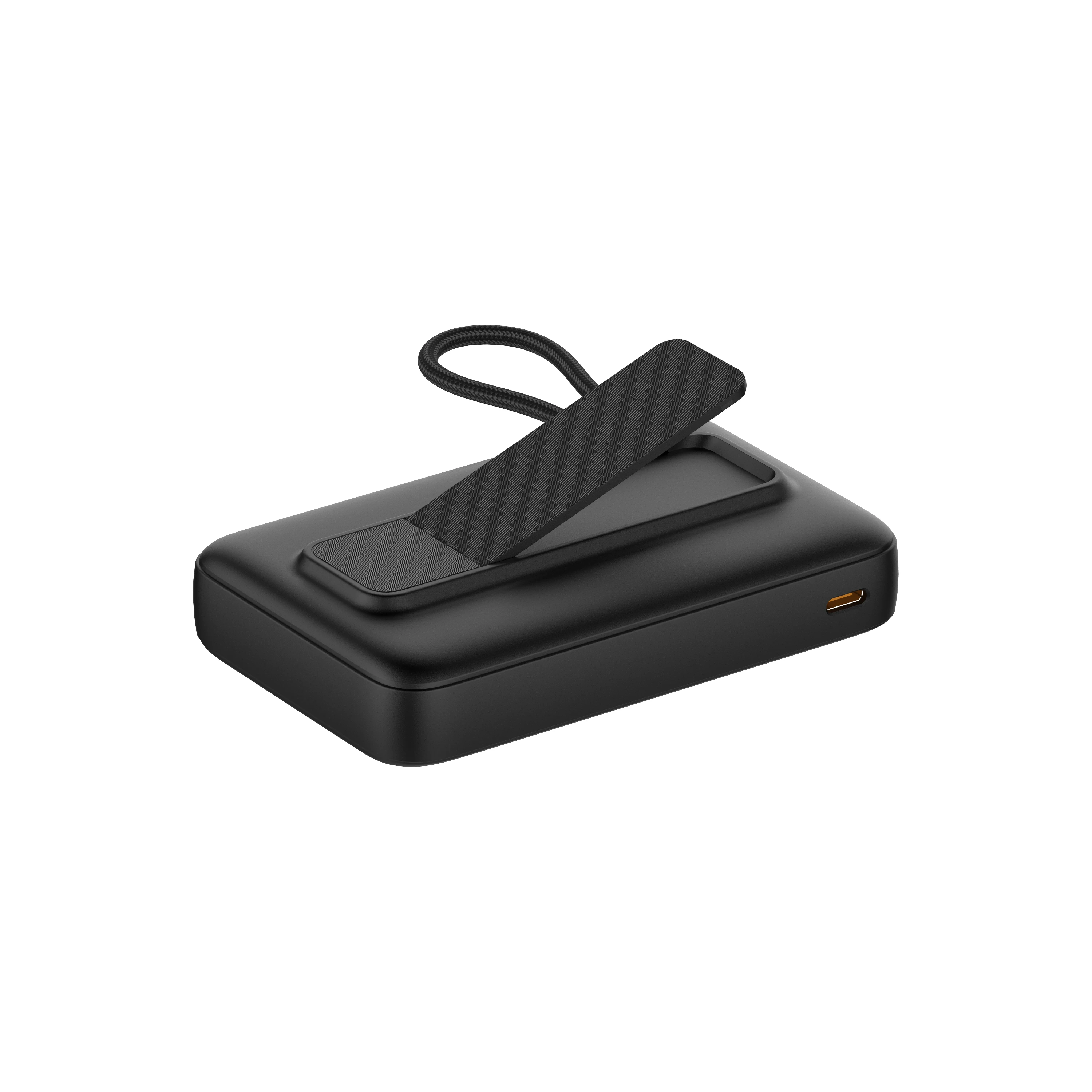 Magnetic Power Bank 10000mAh Built-in Type-C Cable 20W Digital Display Portable Charger PB191-C Compatible with iPhone 17/16/15