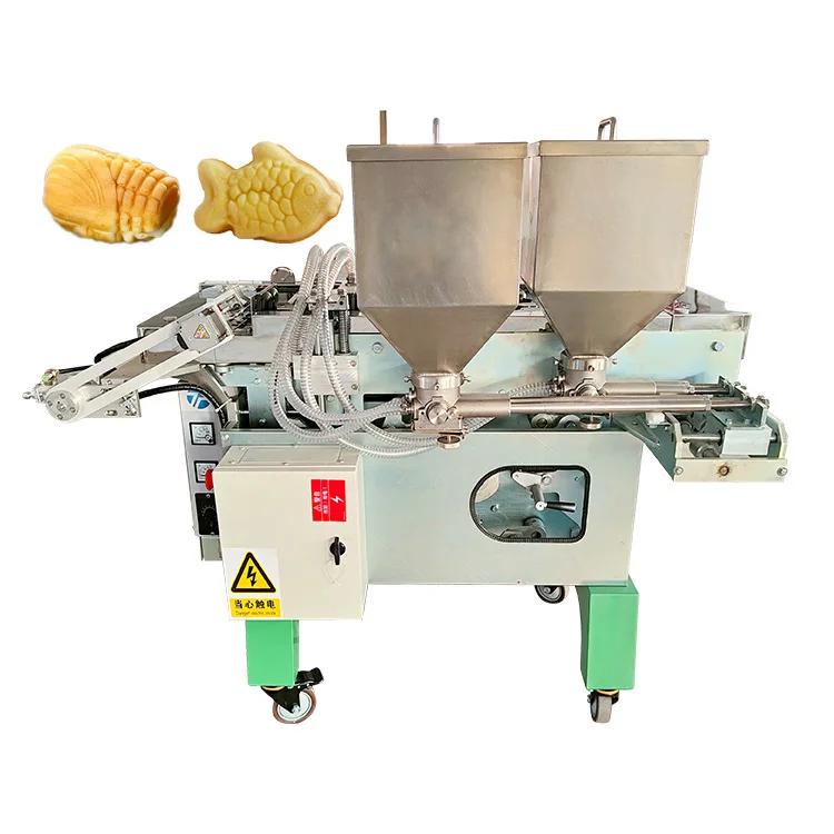 Industrial Cheap Manju Maker Waffle Forming Stainless Steel Manjoo Korean Fish Walnut Cake Make Machine