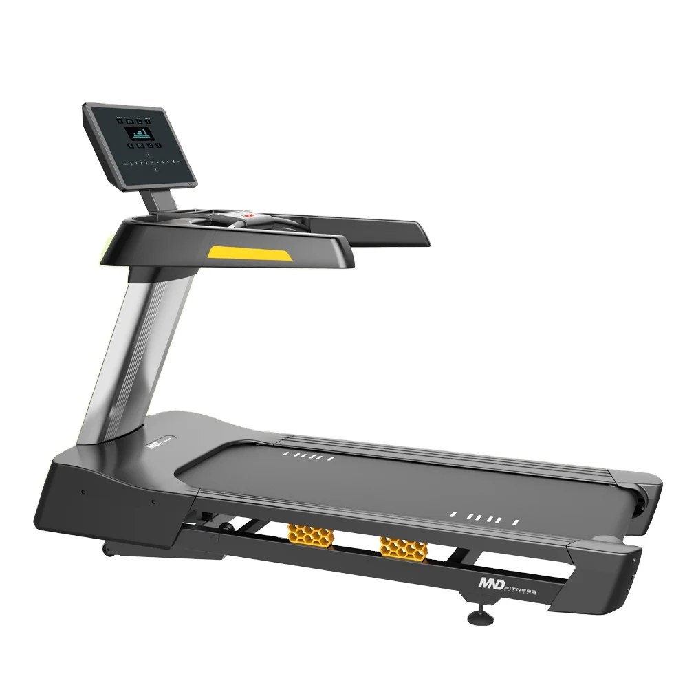 Popular Big Monitor Led Screen Running Machine Curved Treadmill Cardio