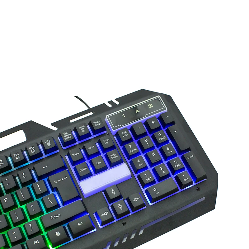 Led Keyboard Usb Black OEM Logo Printing USB LED Backlit Gamer Keyboards USB Wired ...