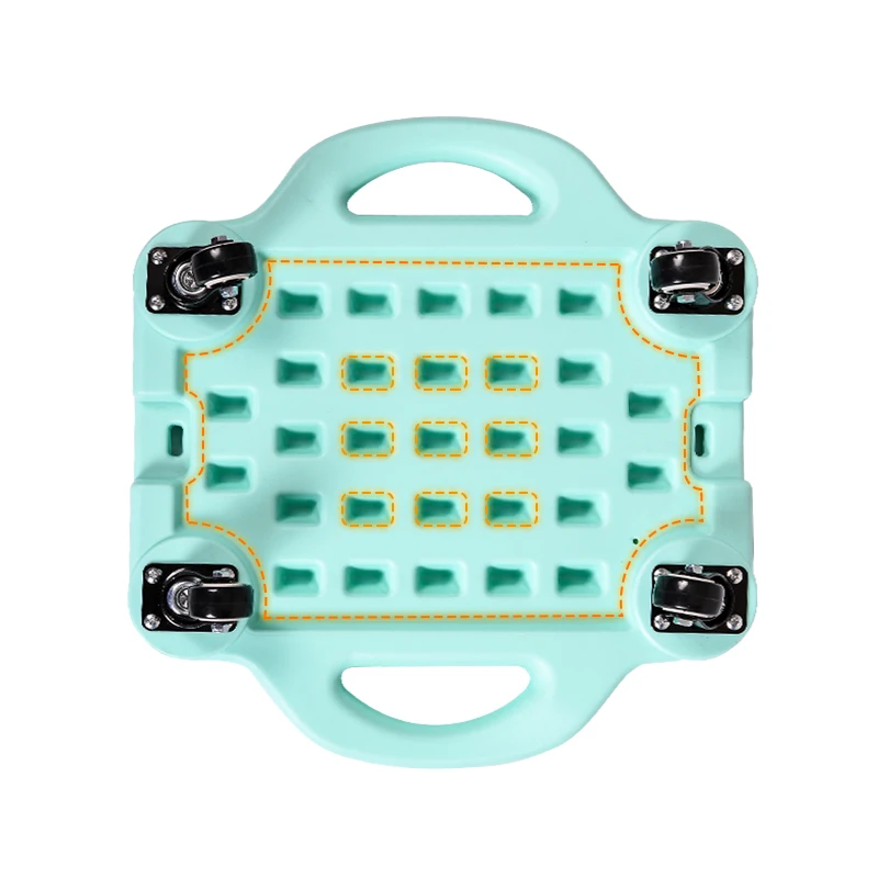 Скутерная доска с ручками, пластиковые спортивные скутеры для спортзала для детей, балансировочная доска, пластиковая четырехколесная скутерная доска