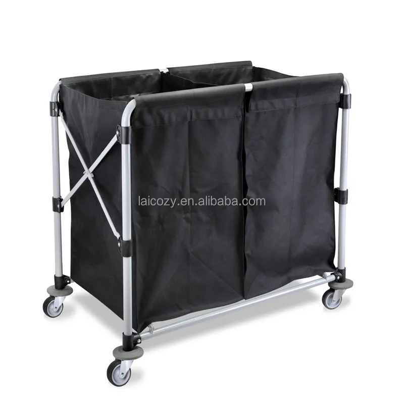Hotel Room Attendant Cart Housekeeping Room Service Trolley from China  manufacturer - LAICOZY hotel supply