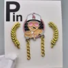 Pink wheat ears