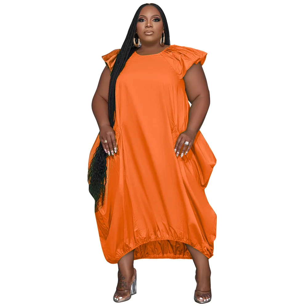 Best Selling Products Summer Fashion Plus Size Women's Solid Color ...