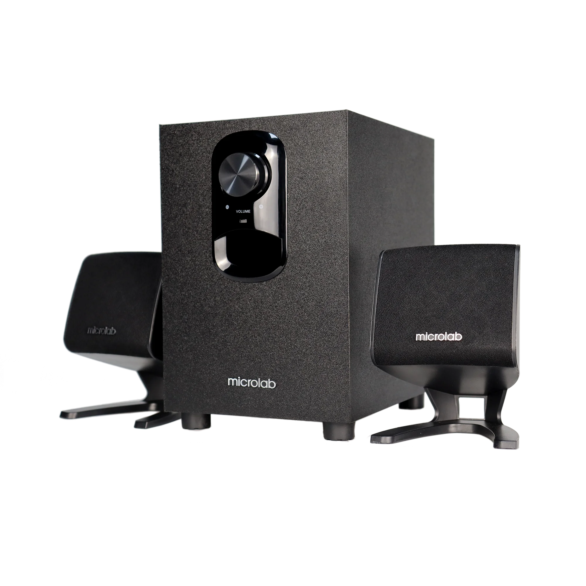 Micro Lab 2 Microlab 2.1 Subwoofer Speaker System with Wireless Streaming M-108 ...