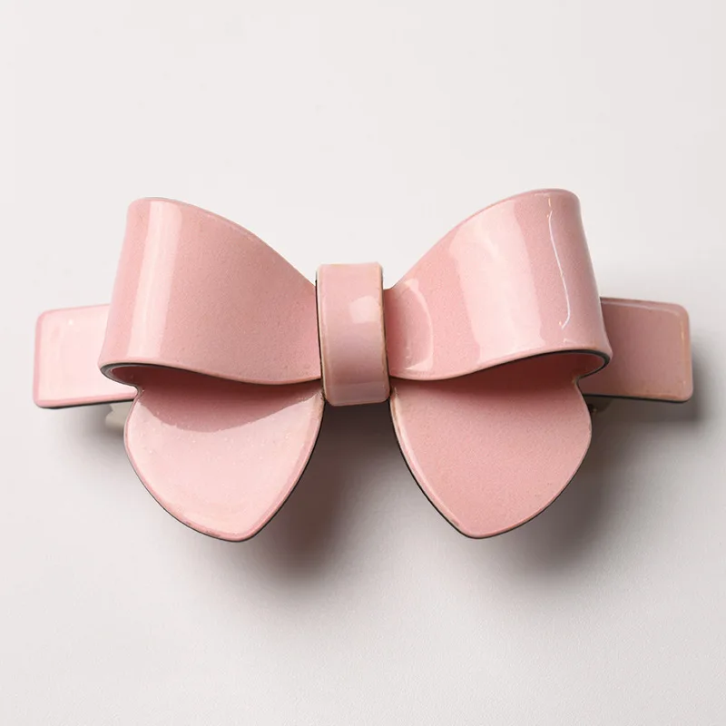 RARA 8,6 см Лидер продаж модные аксессуары для волос корейский милый бант заколка для волос Элегантные ацетатные заколки для волос оптом