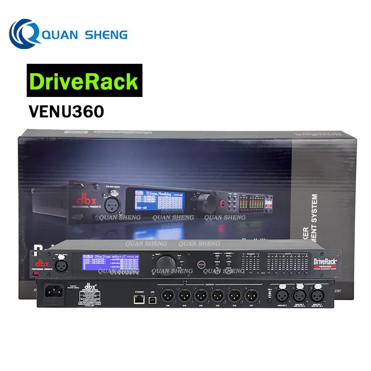 DriveRack VENU360 DSP Digital Audio Processor - 3 Input, 6 Output