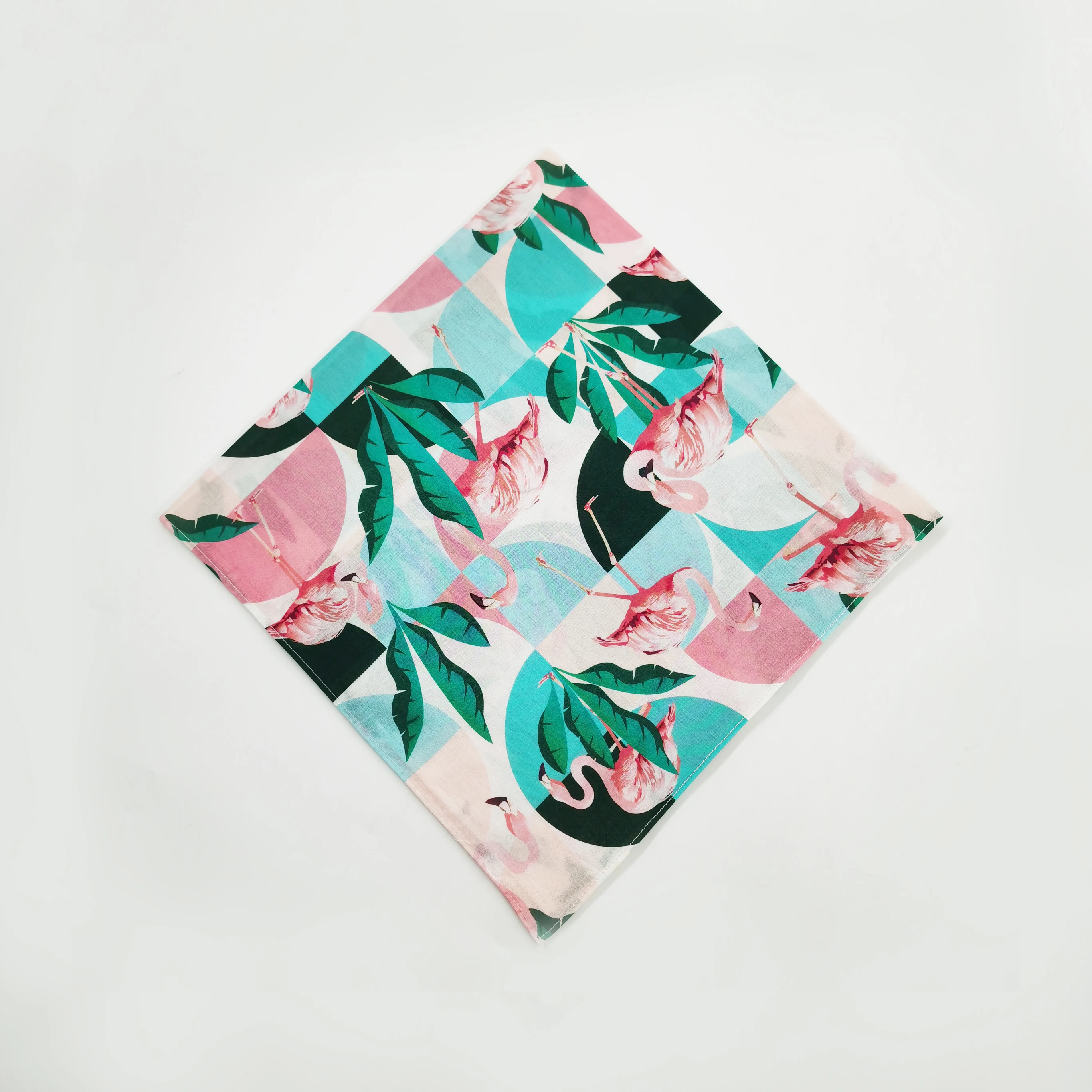 Cheap Custom Bandanas No Minimum 22*22inchs Double Side Cotton Bandana