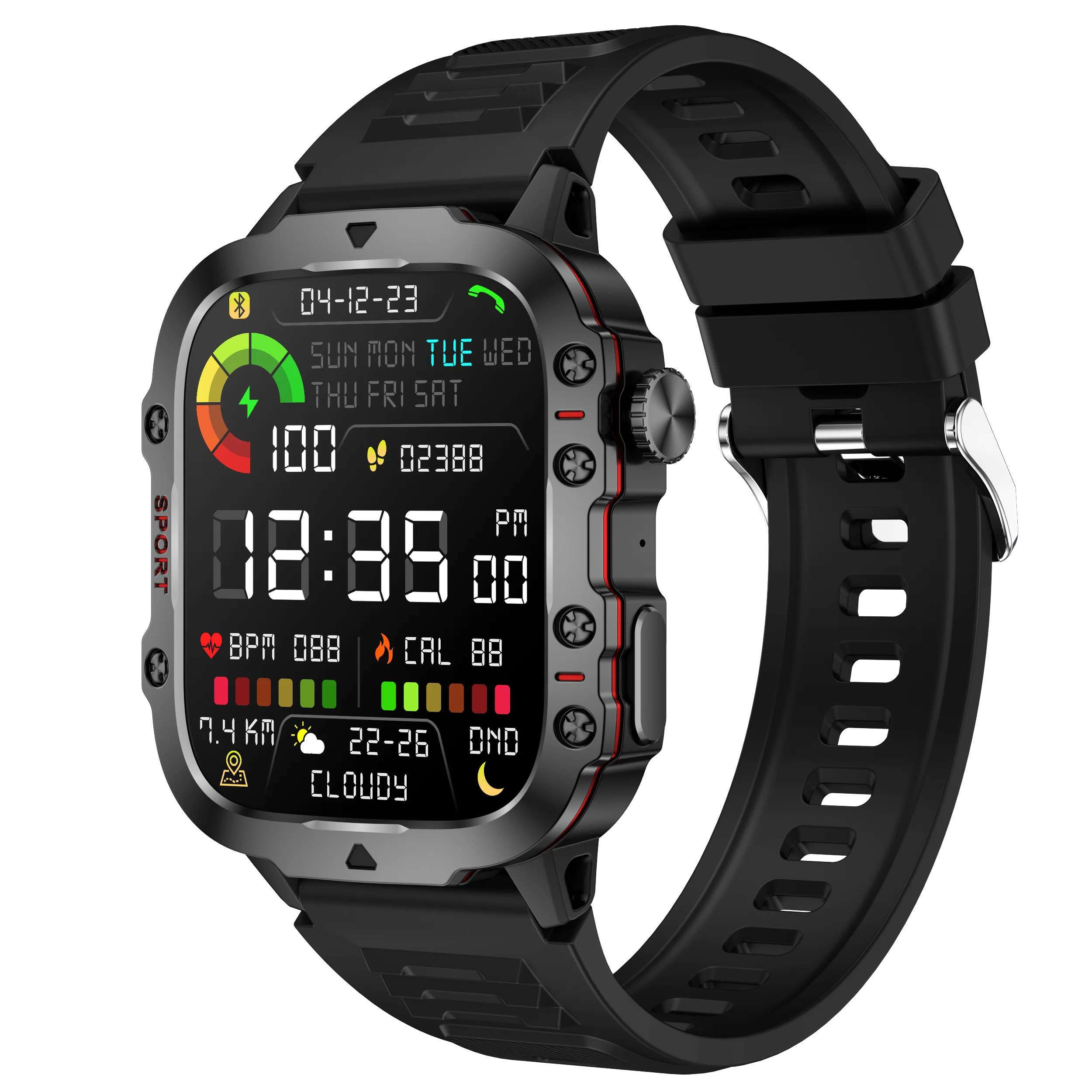 Sport Smartwatch Qx11 With Blood Pressure Heart Rate Monitor
