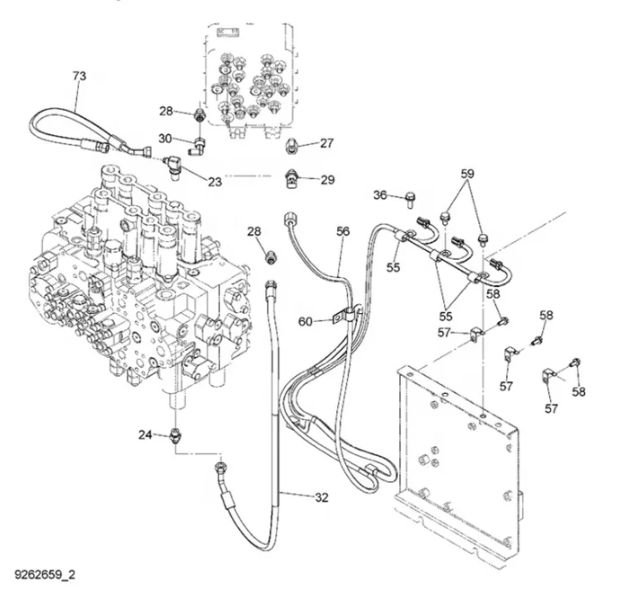 Excavator Parts Wire Harness 3106815 4449447 3111779 3110510 for