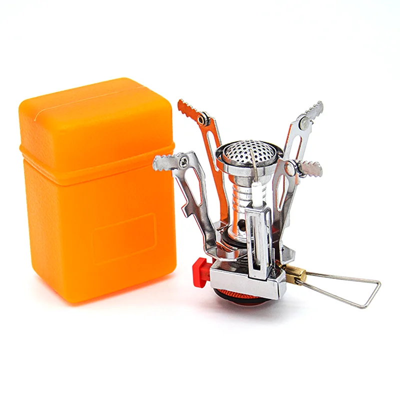 Hiking Cooking Backpacking Portable Stainless Steel Wind Resistance