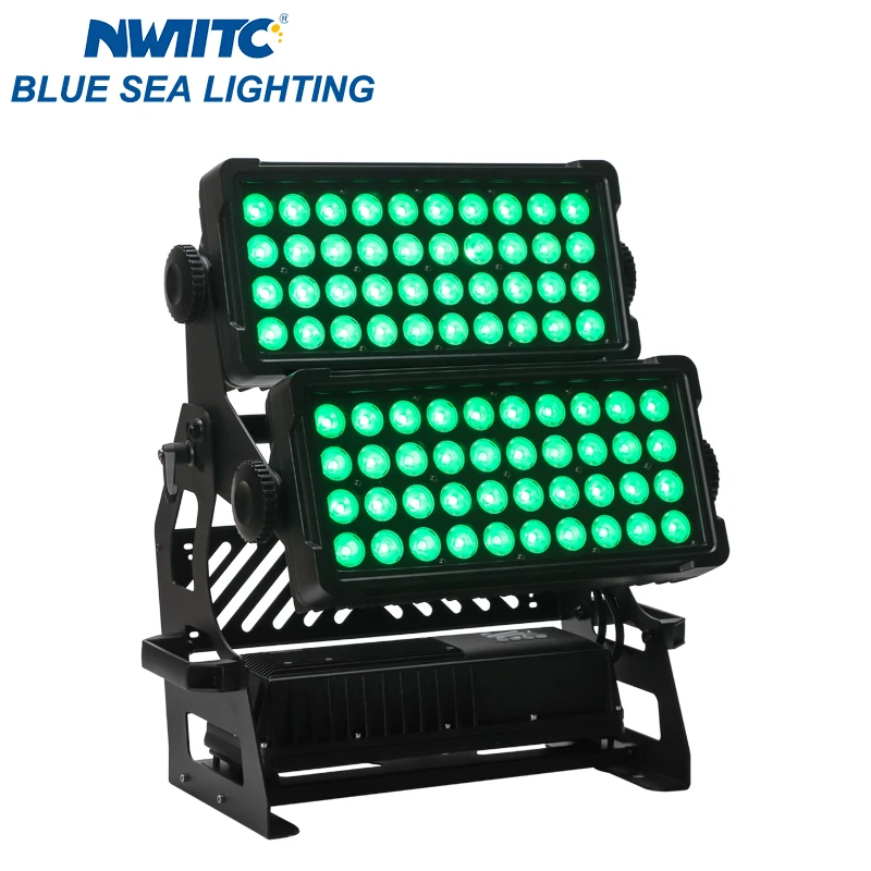 NEUTRIK REAN PowerCon Waterproof Outdoor RGBW 4in1 LED Flood Light 80x15W High Power for Club Events Stage Lighting DMX512 IP65