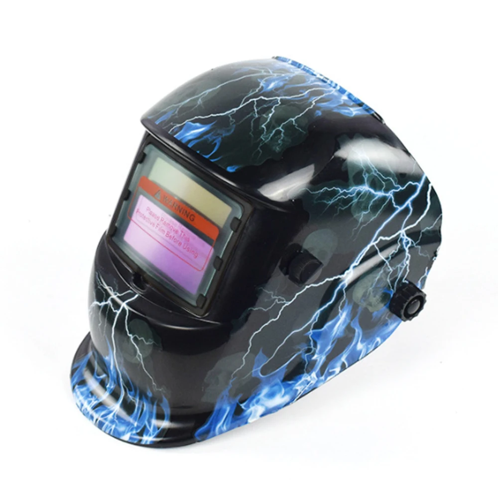 Iron Man Welding Hood Automatic True Color Solar Power Mig Mma Auto