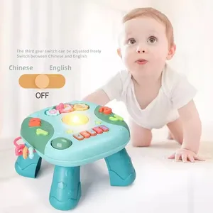 ITTL Multi-Functional Plastic Early Education Game Table Fun Music Young Children's Play House Infant Learning Table Toys