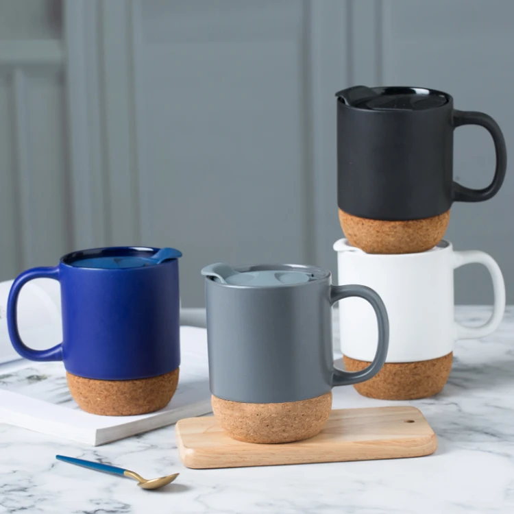 Office Home Ecofriendly Coffee Mug Reusable White Ceramic Mug Gift