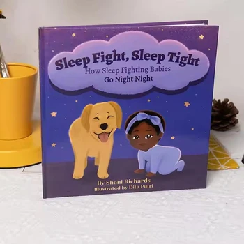 Cartoon Creative Children's Hard Cover Picture Book Bedtime Parent-Child Interactive Storybook Early Education Book for Kids