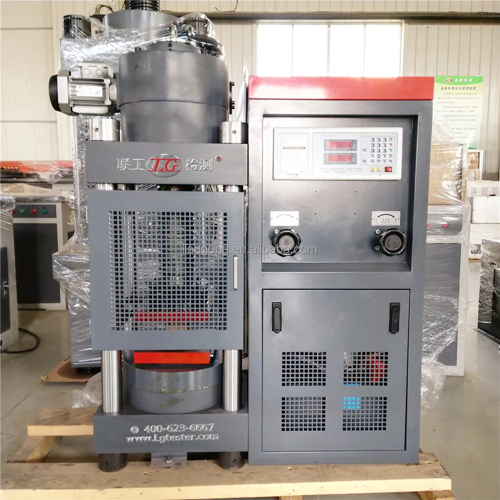 Yes Series Digital Display Concrete/brick Block Press Testing Machine ...