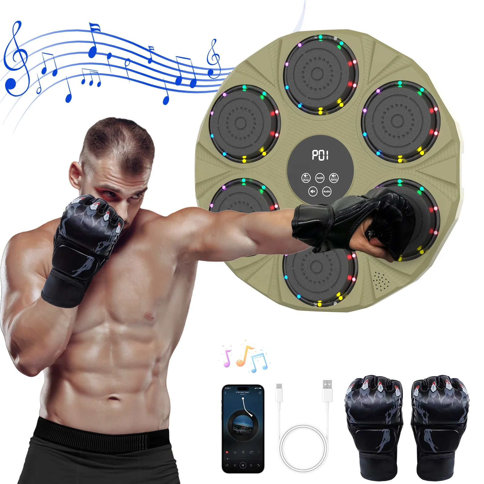Kids Boxing Smart Music Boxing Machine Bluetooth Music Boxing Machine ...