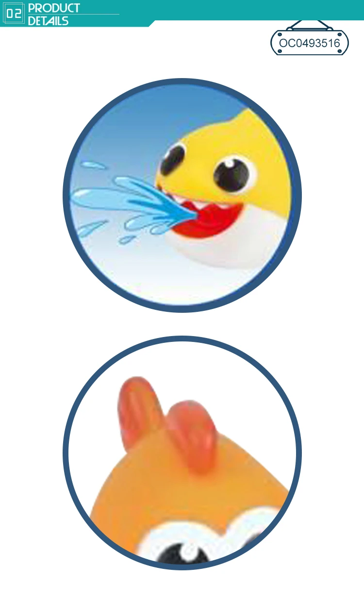 Детские игрушки с животными из мультфильмов, Акула, игрушка-распылитель воды, Лидер продаж