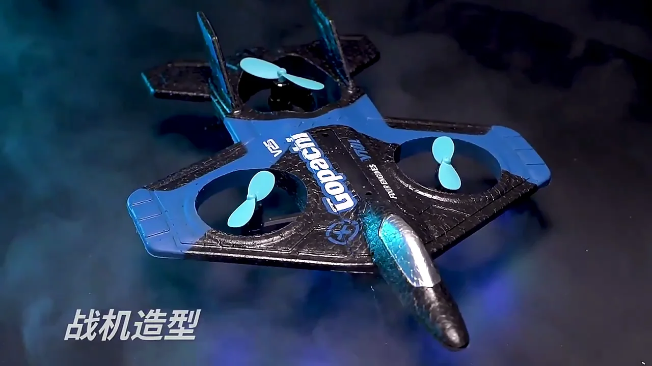 V27 Large Foam Drones Toy Remote Control Aircraft Fighter Glider Foamed