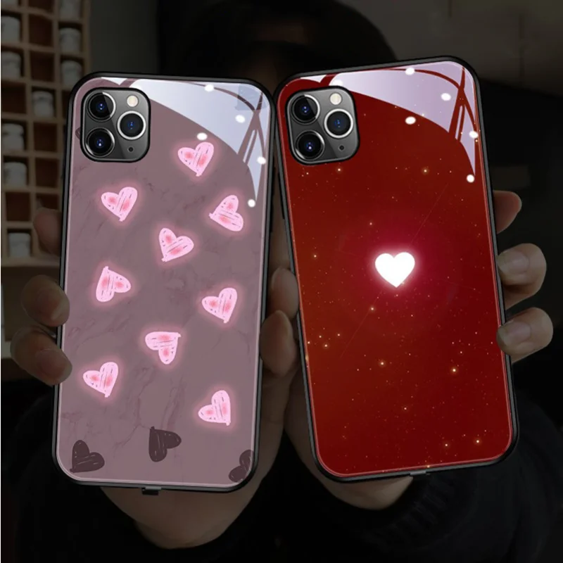 New Unique Light Up For Iphone 13 Case Led Mobile Lightning Flash ...