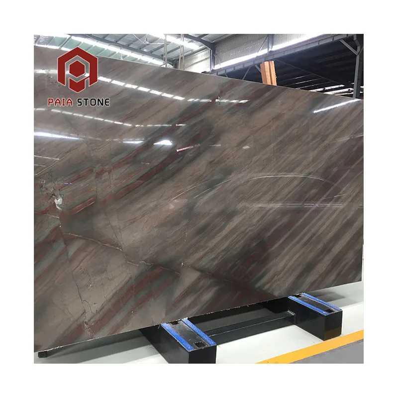 Naturlige, elegante brune marmorskiver til luksus-hotelindretning – væg- og gulvfliser til dekoration